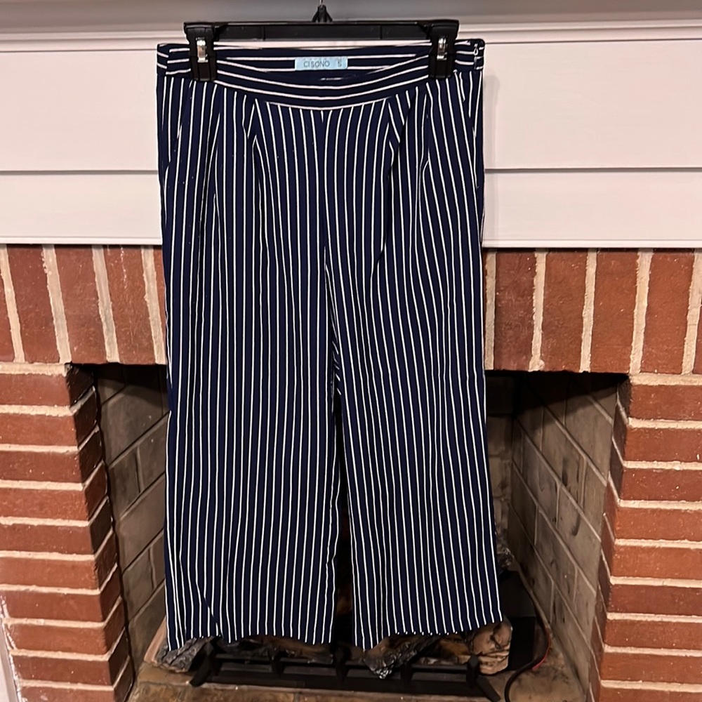 Blue and white & white and blue pants